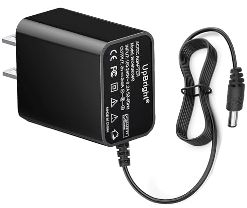 UpBright 5V AC/DC Adapter Compatible with Arrow Fastener T50DCD T50 DCD T-50 3.6V 1Ah 1000mAh Li-Ion Battery Cordless Staple Gun Electric Stapler T50DCDC 5VDC 1A Power Supply Cord Charger PSU w/Barrel