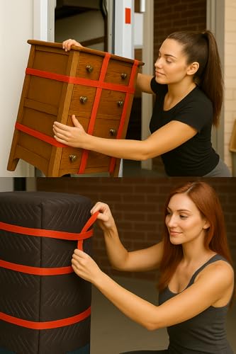 36 Pack Mover Blanket Rubber Bands - Extra Large Rubber Bands for Moving Blankets and Furniture - Variety of Sizes 26in, 30in & 42in - 36 Moving Bands Total - kitchentoolz - size: 36-Pack Variety