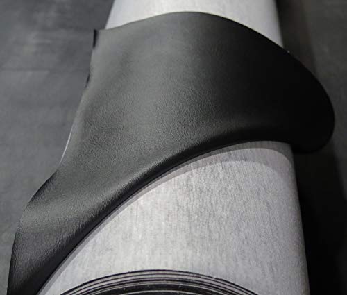 Vinyl Upholstery Fabric Black 54" Wide By 5 Yards Auto Home Commercial - color: Black, size: 5 Yards