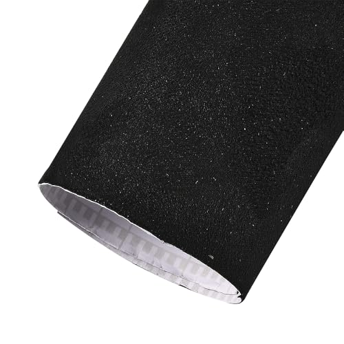 Suede Car Vinyl Wrap, Stretch Adhesive Film, Black, 78.74"x 60" - color: Black, size: 78.74" x 60"