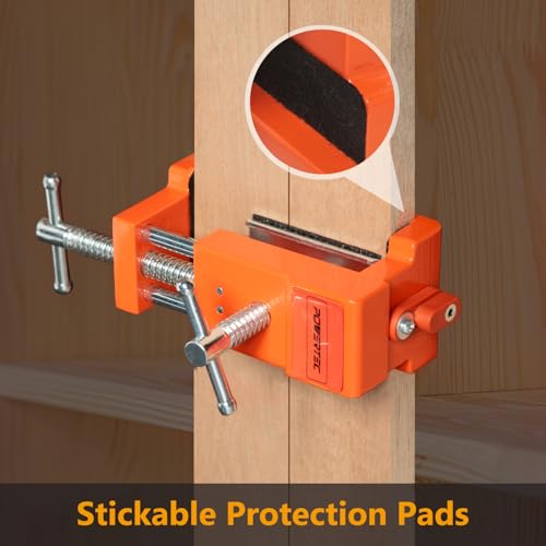 POWERTEC Cabinet Face Frame Clamps (2 Pack) - Cabinet Installation Tool with Drill Guide, Precise Alignment & Secure Hold (72126) - style: Cabinet Face Frame Clamps (2PK)