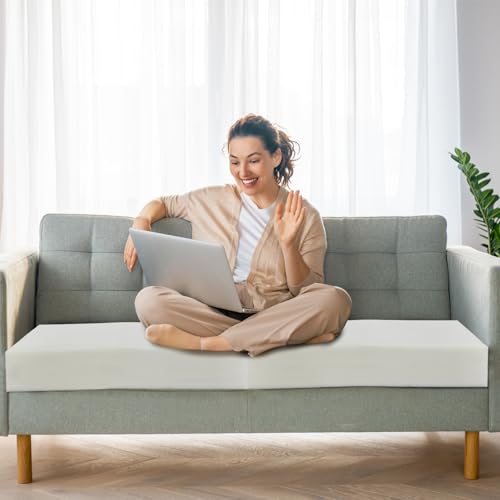 Frienda 1 Pack 5" x 24" x 24" Upholstery High Density Craft Foam, White - size: 5" X 24" X 24"