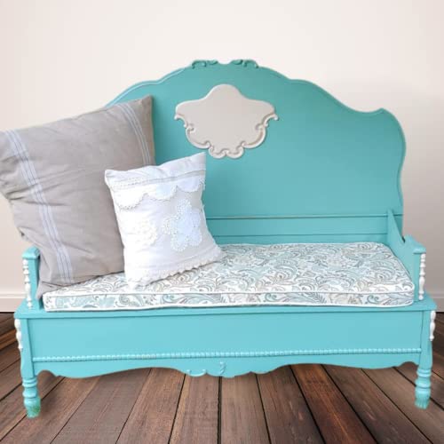Chalky Chicks Aqua Bay 32 Fl Oz Chalk Paint for Furniture All in One - color: Aqua Bay (Aqua Blue), size: 32 Fl Oz (Pack of 1)