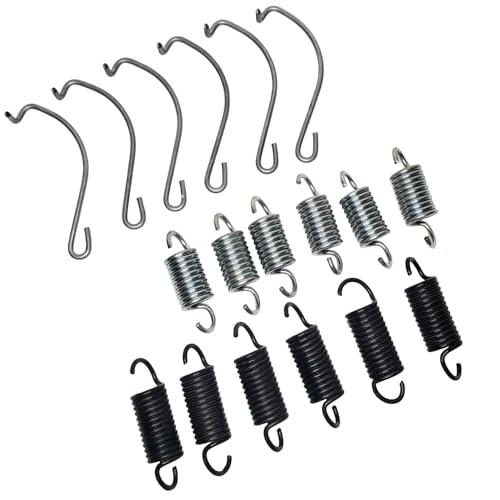 Bed Claw Replacement Helical Spring and Hook Kit for Sleeper Sofa Mechanism Repairs