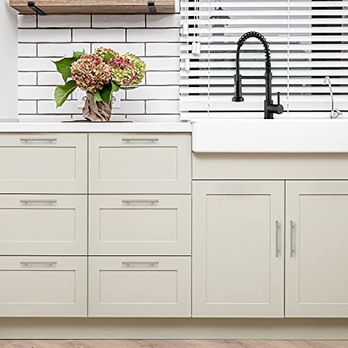 Ravinte Brushed Nickel Cabinet Pulls, Cabinet Handles, 5 Inch CC, 30 Pack - size: 7.38 Inch (5 Inch Hole Center)