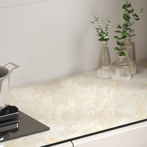 tiltil Peel and Stick Wallpaper Marble Self Adhesive Wallpaper 15.3x197in