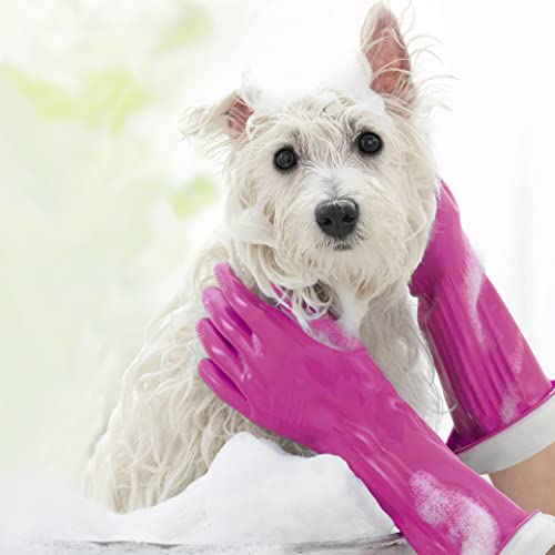 PLAYTEX Living Reusable Rubber Cleaning Gloves – Durable Household Gloves, Large, (Pack of 3) - size: Large (Pack of 3)