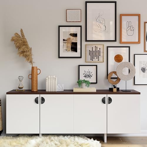 Goo-Ki 2.5''(64 mm) Hole Centers Luxurious & Sturdy Zinc Alloy Cabinet Handls,Matt Black Cabinet Pulls for Kitchen,Drawer,Cupboard & Wardrobe,6 Pack - color: Matt Black, size: 2.5'' Hole Centers