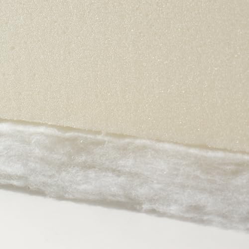 Upholstery Batting, Dacron Polyester Cushion Wrap for Foam Padding, Cushions & DIY Upholstery Projects - size: 48" × 59"