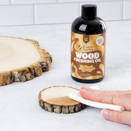 Scorch Marker Wood Finishing Oil, Food Safe Cutting Board Oil, 8 oz