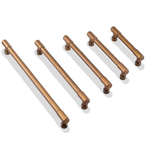 10 Pack Antique Brass Cabinet Pulls 3.75 Inch(96mm) Kitchen Cabinet Handles Cabinet Hardware for Drawer Pulls - color: Antique Brass, size: 3.75" Hole Center