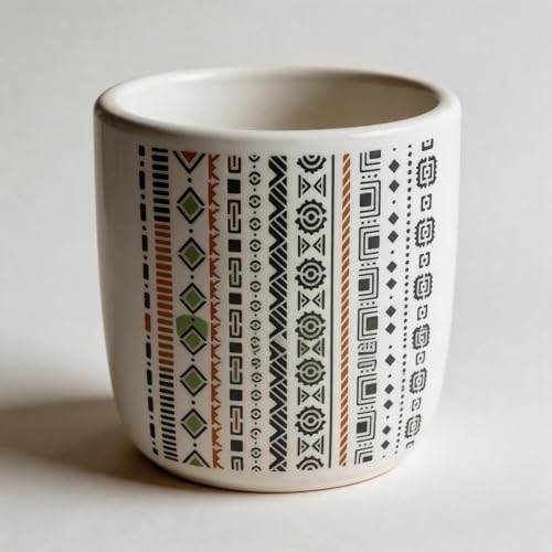 TIAMECH A4 Reusable Aztec Tribal Border Stencil for Painting - style: Aztec Tribal Border