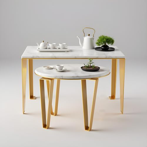 Osring 12 Inch Trapezoid Furniture Legs, Gold Metal Coffee Table Feet 4pcs - color: Gold, size: 12 Inch