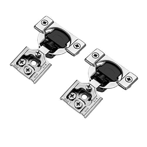Soft Close Hinges for Kitchen Cabinet Hinges, 3/4 Inch Overlay, 50 Pack - size: 3/4 inch Overlay
