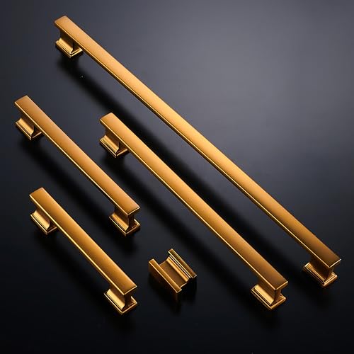 10 Pack 6 Inch Length|5 Inch(128mm) Hole Center Champagne Bronze Kitchen Cabinet Handles, Cabinet Pulls Kitchen Cabinet Hardware, Cupboard Pulls, Drawer Handles - color: Champagne Bronze, size: 5 inch Hole Center(128mm), style: 10 Pack Handle