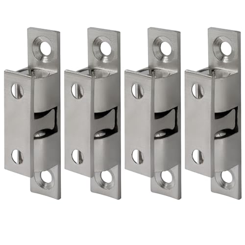 BokWin 2 Inch / 50mm Double Roller Catch Cabinet Latches, 4 Pack - size: 2 Inch / 50mm