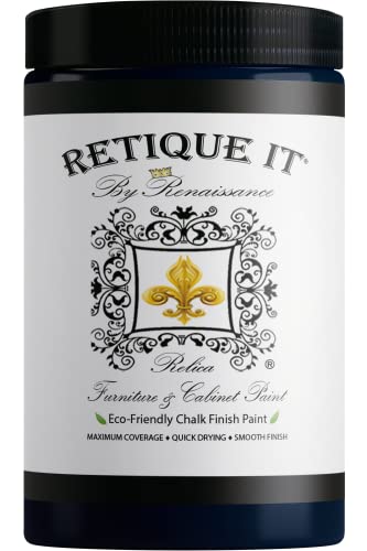Retique It Furniture and Cabinet Paint, Twilight, 32 oz Quart - color: Twilight, size: 32 Fl Oz (Pack of 1)