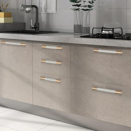 12 Pack 3 3/4 Inch 96 mm Bronze and Nickel Barrel Cabinet Pulls Cupboard Aluminum Handles Drawer Pull Cabinet Handles - color: Bronze and Nickel, size: 3 3/4 Inch