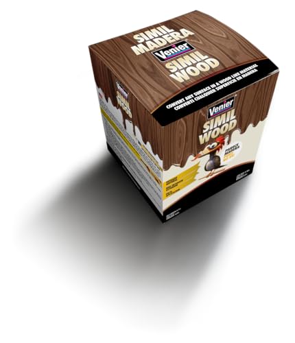 Venier Wood Like Paint Garage Doors (Dark Oak) - Furniture Cabinets Metal - Interior Exterior Paint - Liquid Wood (25,36 fl. oz) - color: Dark Oak