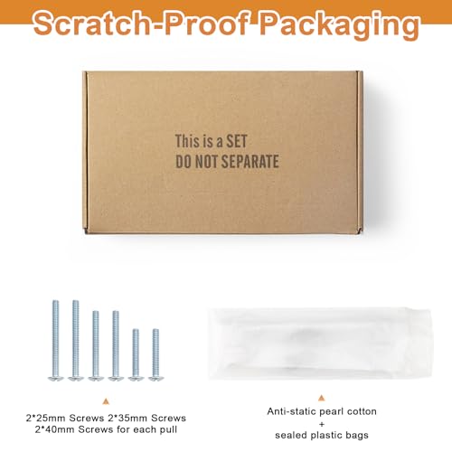 Probrico 10 Pack Champagne Bronze Cabinet Handles 3 Inch(76mm) Hole Center Kitchen Cabinet Pulls, Brushed Brass Cabinet Hardware for Cupboard Champagne Bronze Dresser Drawer Pulls - color: Champagne Bronze, size: 3 inch hole center