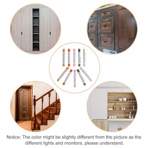 uxcell 3Pcs Furniture Repair Crayons Wood Wax Filler Stick, Cream White - color: Cream White