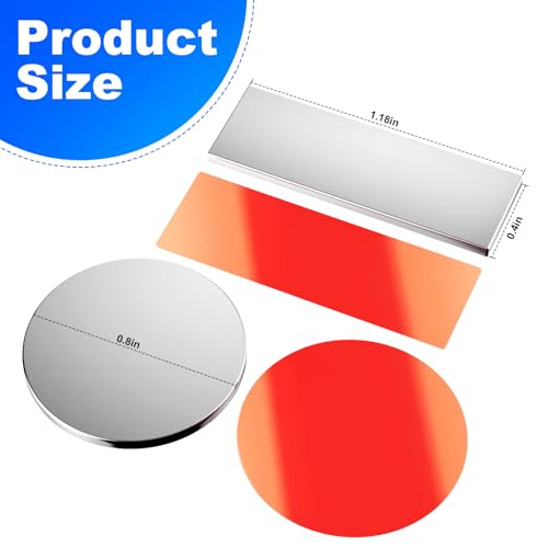8 Pack Magnetic Cabinet Door Catch (4 Rectangle & 4 Round)