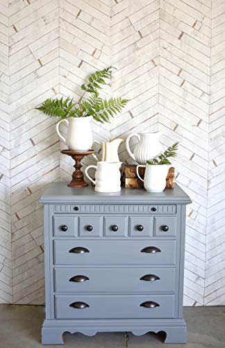Rust-Oleum Kensington Gray Milk Paint - color: Kensington Gray, size: Quart