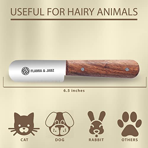 Professional Stripping Knife, Right handed, 3 inch blade (Stainless Steel) (Medium, Rosewood) - color: Natural wood, size: Medium