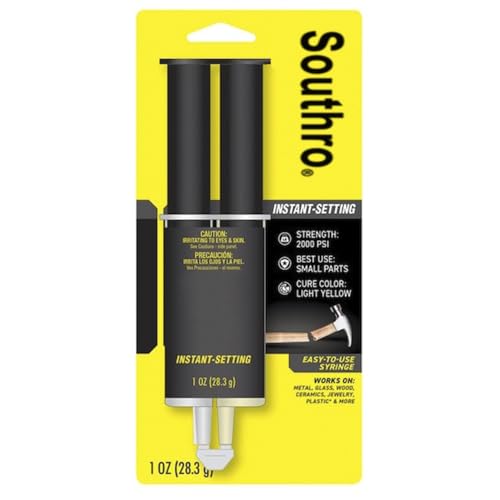 Acrylic Adhesive, Instant Setting Epoxy, Yellow, Tube, 1:01 Mix Ratio, 24 hr Functional Cure, Mfr: SY-IN48-A