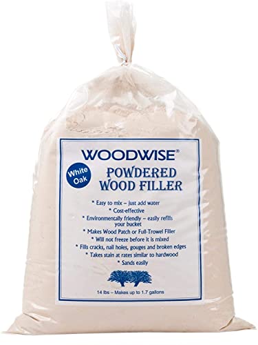 Woodwise 14-lb Powered Wood Filler White Oak Pack of 1