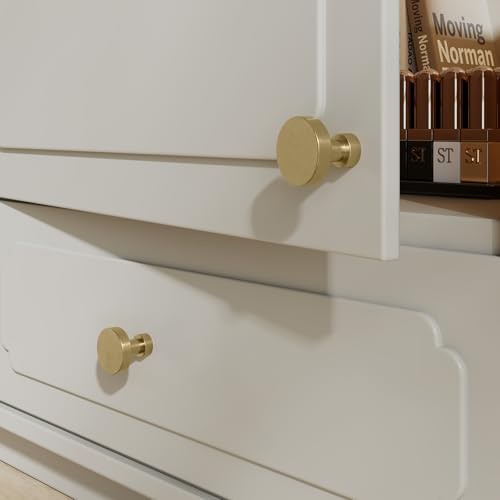 30 Pack Cabinet Knobs Champagne Bronze Drawer Knobs Solid Dresser Knobs for Dresser Drawers - color: Champagne Bronze, size: 30 Pack