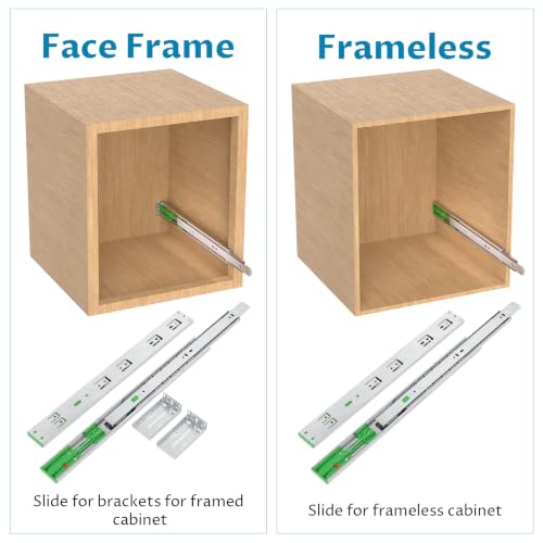 1 Pair Rear Mounting Brackets for Drawer Slide Cabinet for 1.77 inch(45mm) - size: 1.77 inch(45mm)Universal Size