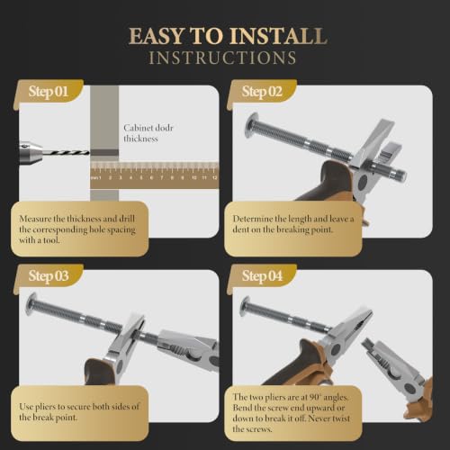 Haliwu 10 Pack 5 Inch Black and Gold Cabinet Handles - color: Black&Gold, size: 5-inch (128mm) hole spacing