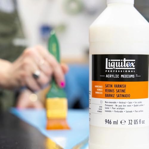 Liquitex Professional Satin Varnish, 946ml (32-oz) - color: Satin, style: 32-oz