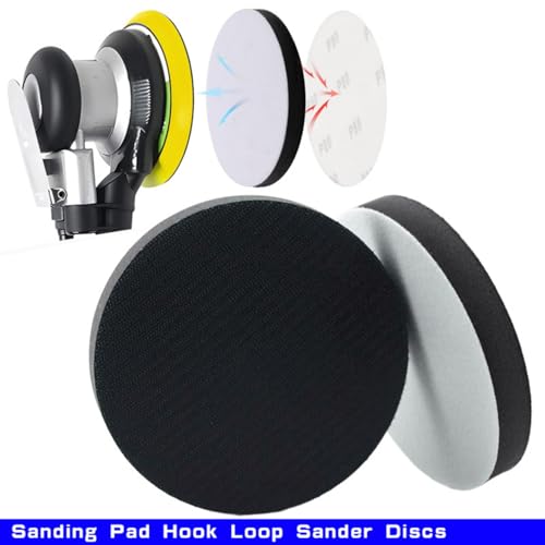 6 Inch 60 Pcs Wet Dry Sanding Discs Hook and Loop Assorted Grits 1000 1500 2000 3000 5000 Silicon Carbide Waterproof with Interface Pad for Random Orbital Sander Auto Wood Metal Polishing - style: 60Pcs 1000-5000 Grit