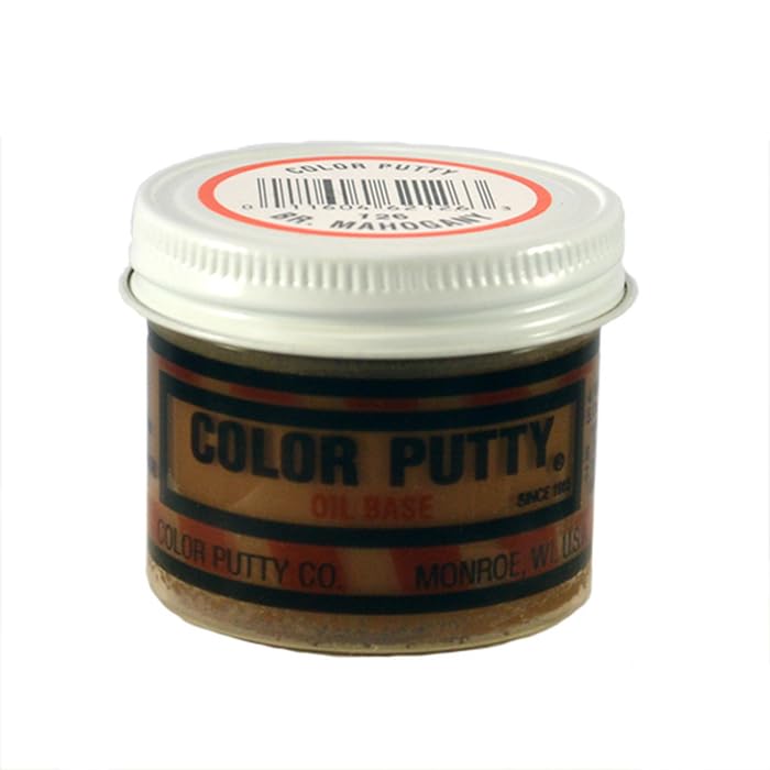 6-Pack of 3.68 oz Color Putty 126 Color Putty Brown Mahogany Oil-Based Putty