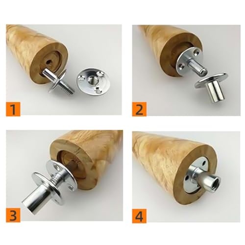 Countertop Connector T-Nut M20 Bed Post Connector Connecting Column Bed Frame Connector Bed Replacement Parts Bedroom Furniture Hardware Hardware Fitting 1PCS