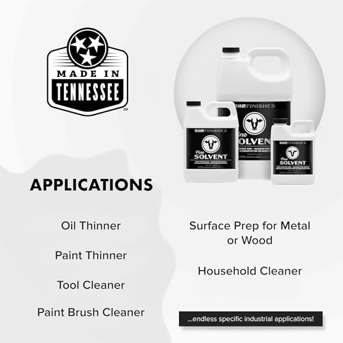 RMP Finishes Pine Solvent, Natural Alternative to Odorless Mineral Spirits, Oil and Paint Thinner, Degreaser, Brush Cleaner, 1 Gallon - size: 128 oz.