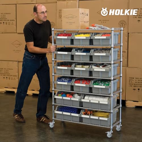 HOLKIE Caster Wheels Locking 4 Inch Expanding Stem Casters, Threaded Swivel Casters Set of 4 Heavy Duty Castors, Fit 1", 1-1/4", 1-2/5", 1-1/2",1-5/8" ID Stainless Steel Table, Cart, Furniture Legs - style: 4 Inch