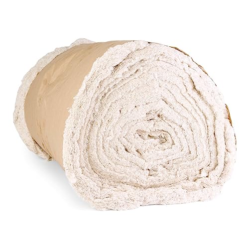 27” Premium Cotton Upholstery Batting Made in USA (3 Yards), Off White - size: 3 yards
