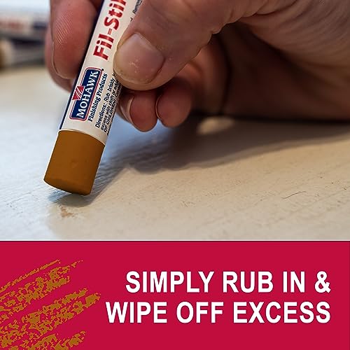 Mohawk Fil-Stik, Wax Putty Stick for Wood Repair, Light Nordic Oak, M230-0332, 1 Count