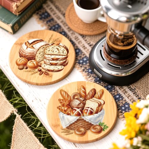 Peacoblue Various Breads Rub On Transfers for Craft, Transfer Sticker - style: Various Breads