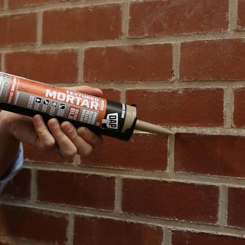 DAP Textured Mortar Premium Elastomeric Latex Filler & Sealant, Beige, 10.1 Oz (7079810081) - size: 10.1 Oz