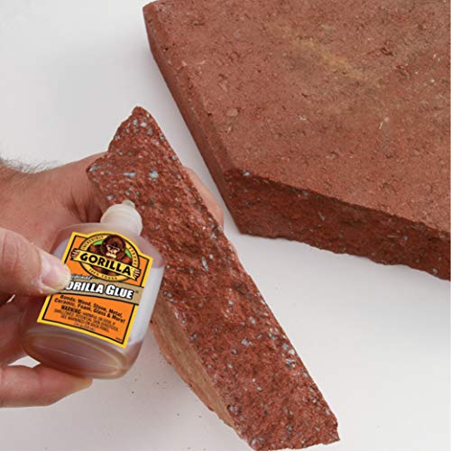 Gorilla Original Gorilla Glue, Waterproof Polyurethane Glue, 2 Ounce Bottle, Brown, (Pack of 1) - size: 2oz