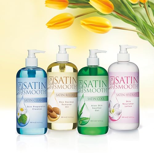 Satin Smooth Release Wax Residue Remover Oil, Post Wax Treatment, 16 oz - size: 16 Fl Oz (Pack of 1)