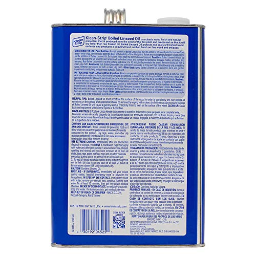 GLO45 Boiled Linseed Oil, 1-Gallon