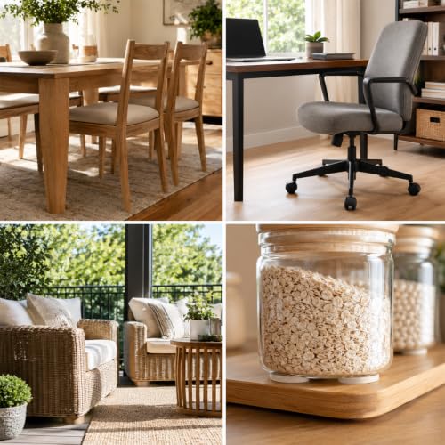 96 Pcs Felt Furniture Pads, 3/4 Felt Floor Pads, Chair Leg Floor Protectors