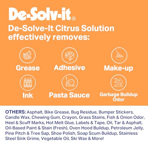 Orange-sol 10497 De-solv-it Citrus Solution Spray, 32 Oz