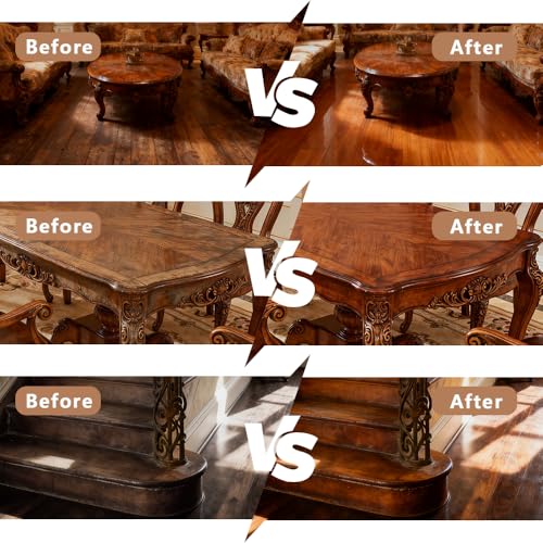 Wood Furniture Polish - Restore Finish, Protect & Nourish Wood - Natural Wood Wax Oil