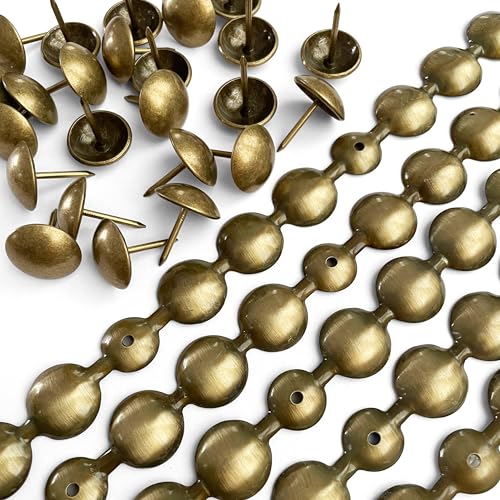 5Meters Upholstery Tacks Strips/Decorative Nail Trims(16mm Brass) - color: 16mm Brass